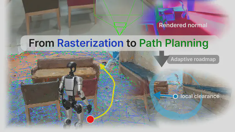 2DGS-Planner: Rasterization-based Path Planning in 2D Gaussian Splatting Map